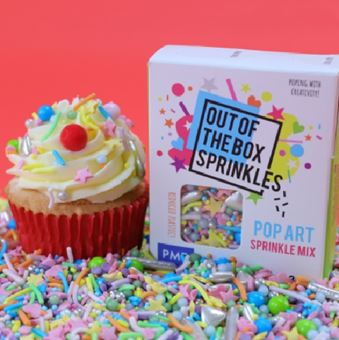 Picture of OUT OF THE BOX POP ART SPRINKLES MIX 60G